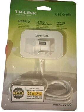 TP-Link USB Cradle UC100 USB Extension Cable Cord 4.9ft